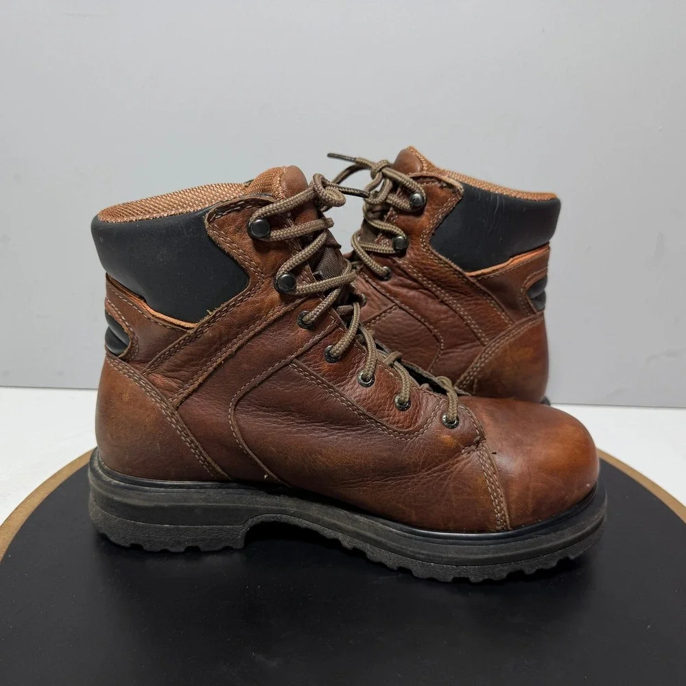 Timberland PRO Work Boots Women 7.5W Direct Attach Brown Leather Utility